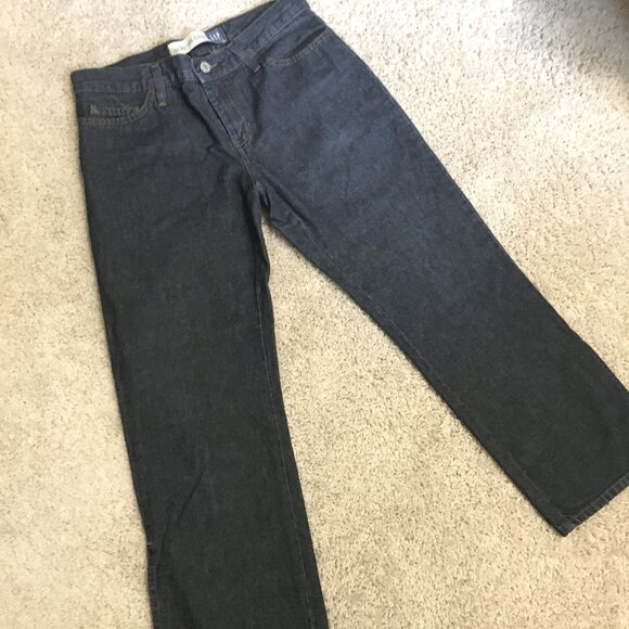 GAP Navy Blue Side-Slit 100% Cotton Capris - Picture 8 of 15